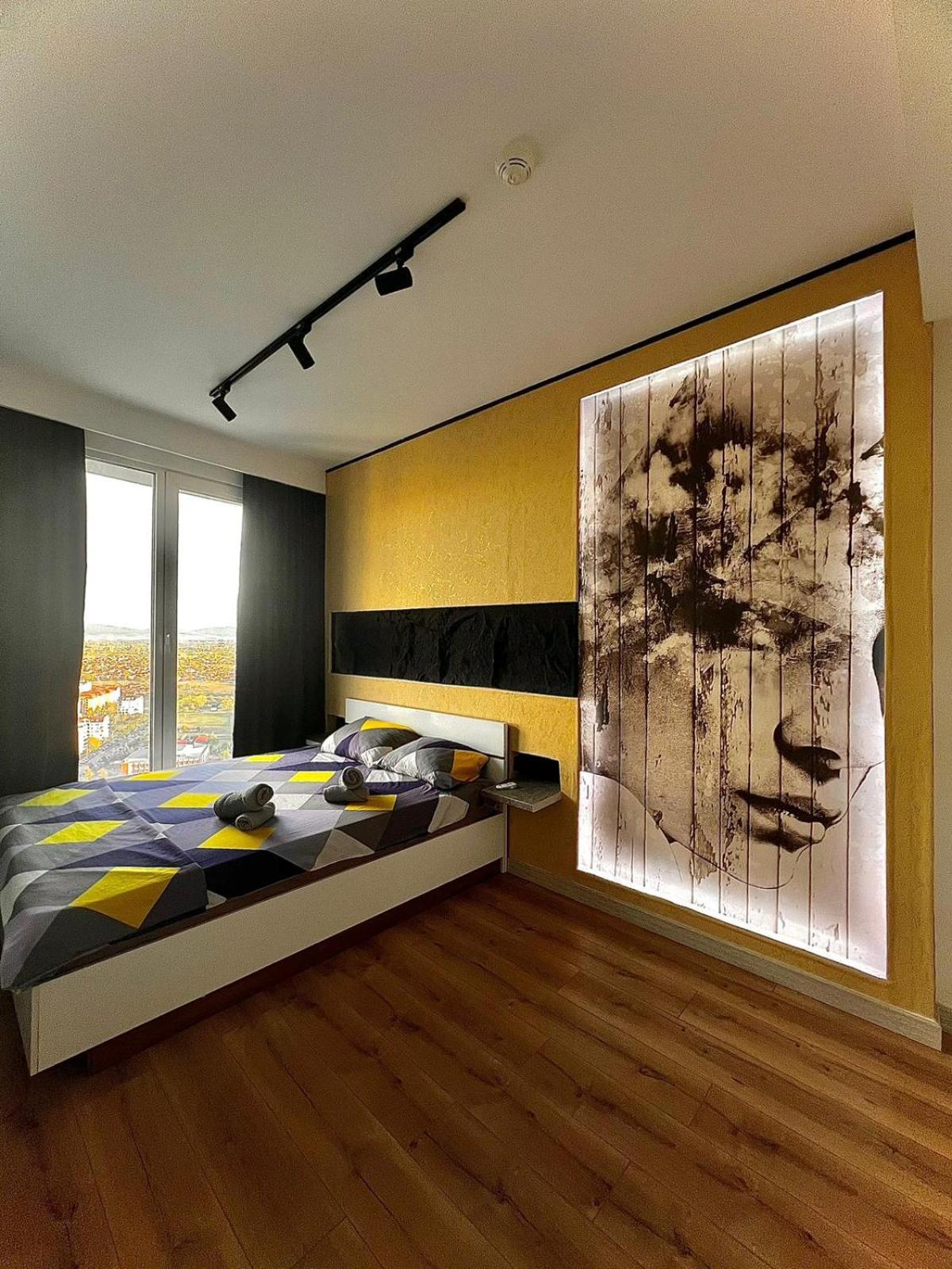 Alfred Sky Smart Apartment 29Th Spa Included 斯科普里 外观 照片