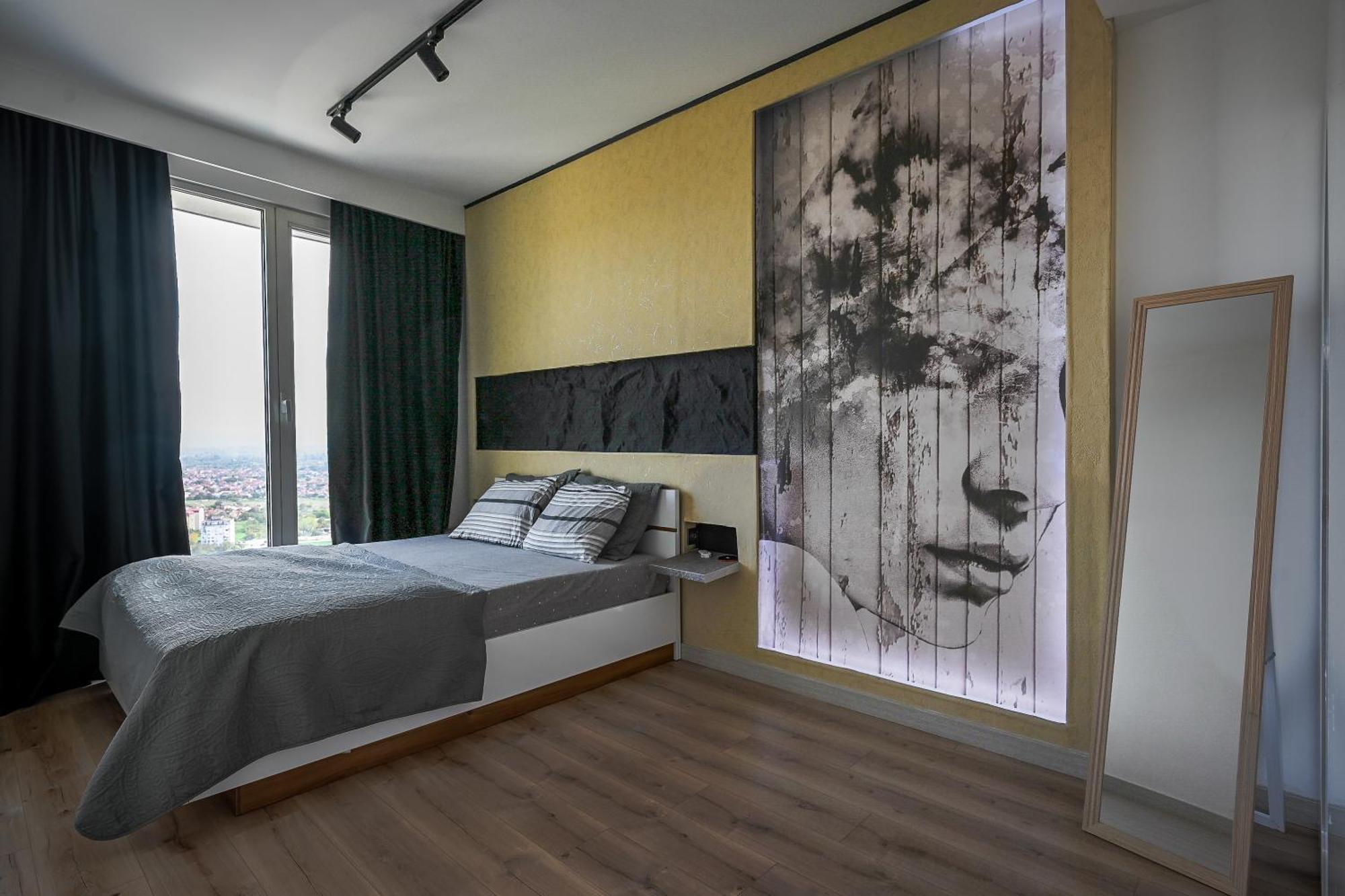 Alfred Sky Smart Apartment 29Th Spa Included 斯科普里 外观 照片